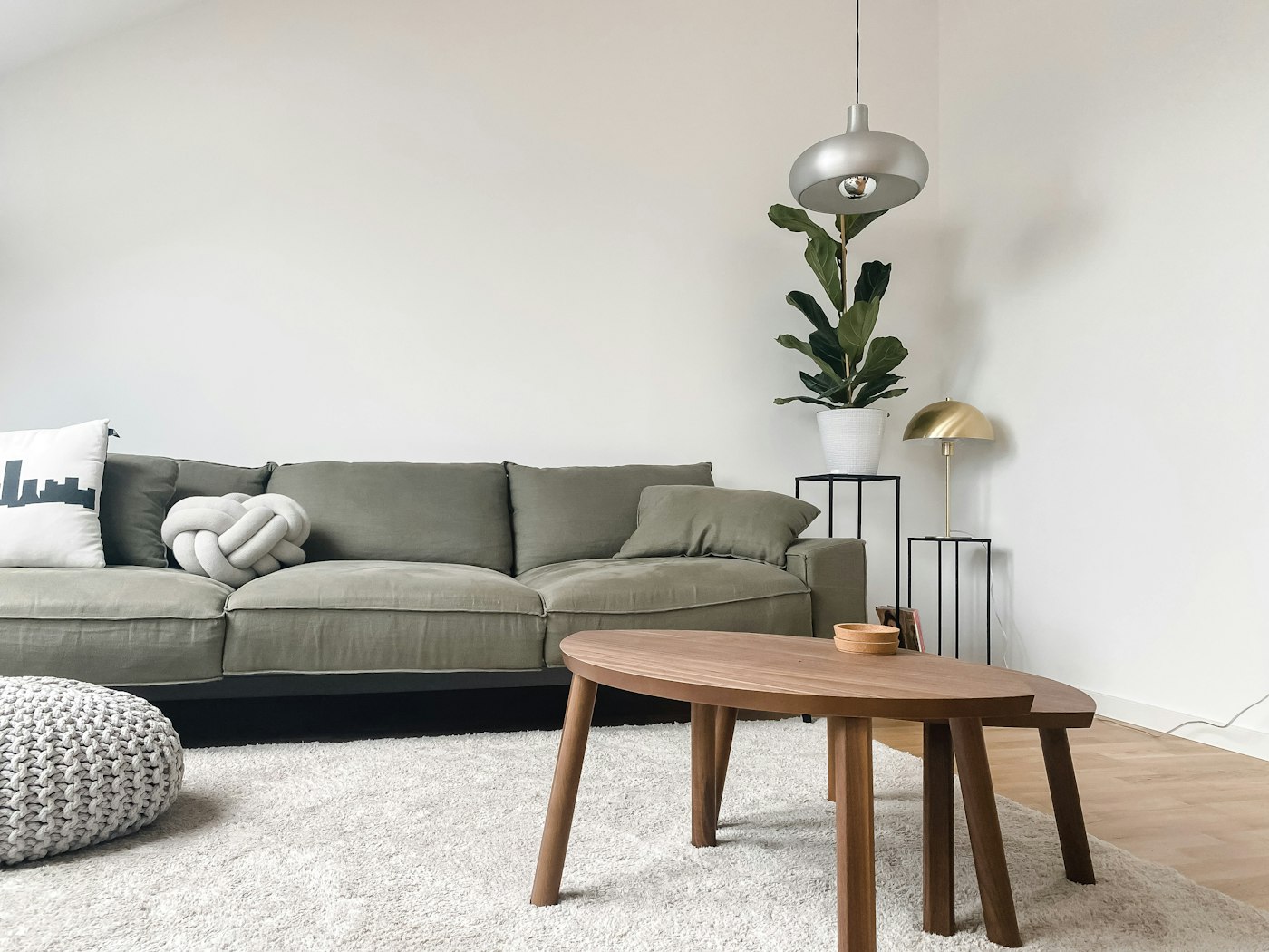 A warm, well-furnished living space